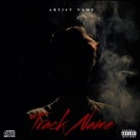 Black  Cd Mixtape/album Cover  Album Cover template