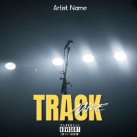 Black Cd Mixtape Cover  Album Cover template