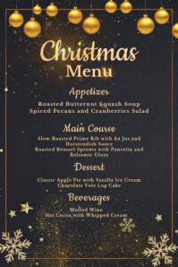 Christmas Price List A4 Template | PosterMyWall