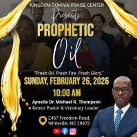 Black Church Event Instagram Post template