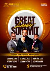 Black Church Leadership Summit A2 template