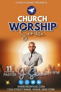 Black  Church Worship Service Template Tumblr Tumblr-grafik