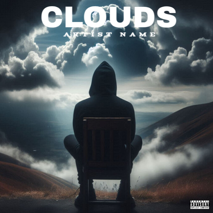 Black Clouds Mixtape Album Cover Album Cover Template | PosterMyWall