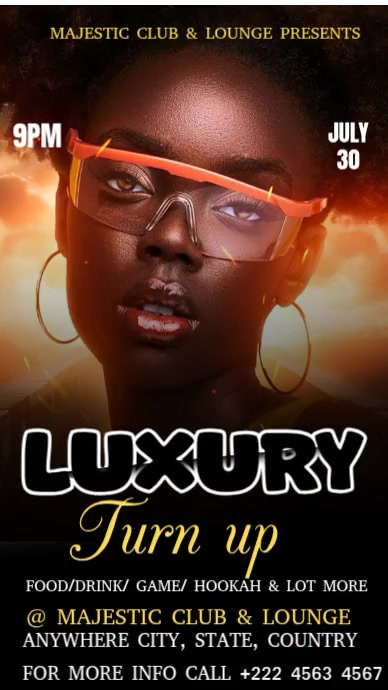 Plantilla de Black Club Event Promotion Instagram Story Video ...