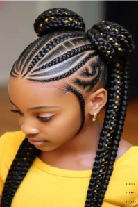 Black Collage Cute Braids To Try  Pinterest Graphic Pinterest-afbeelding template