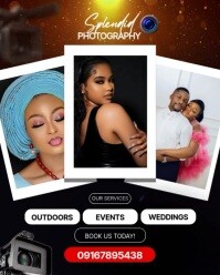 Black Collage Photo Studio Design Template  Instagram Portrait