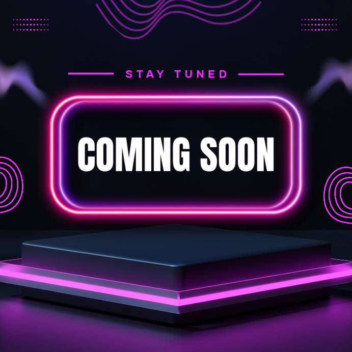 Black Coming Soon Poster Instagram Post Template | PosterMyWall
