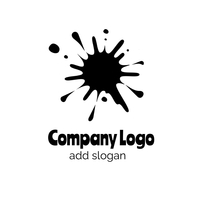 Black company logo Template | PosterMyWall