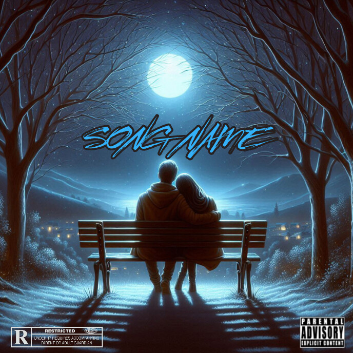 Black Couple Love Song Album Cover Art Album Template PosterMyWall Black Couple Love Song Album Cover Art Album Template PosterMyWall