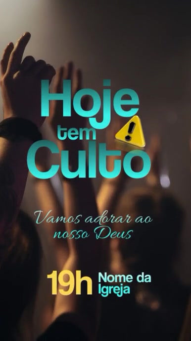 Black Culto Igreja  História Do Instagram template