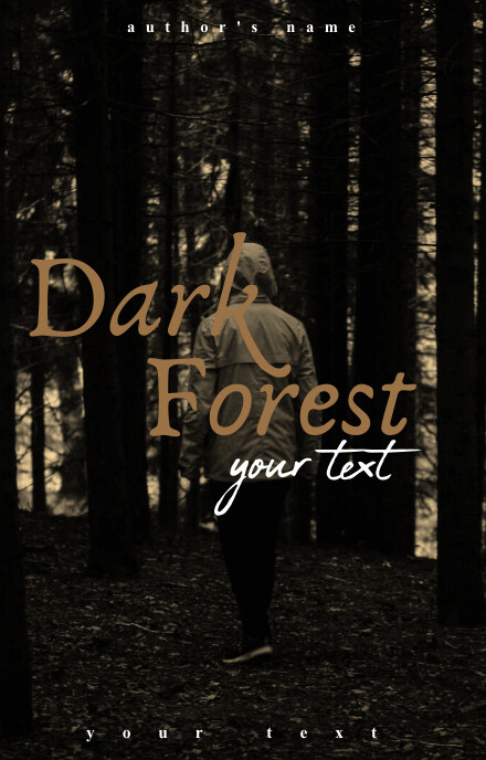 Black Dark Forest Wattpad Cover Template PosterMyWall Black Dark Forest Wattpad Cover Template PosterMyWall