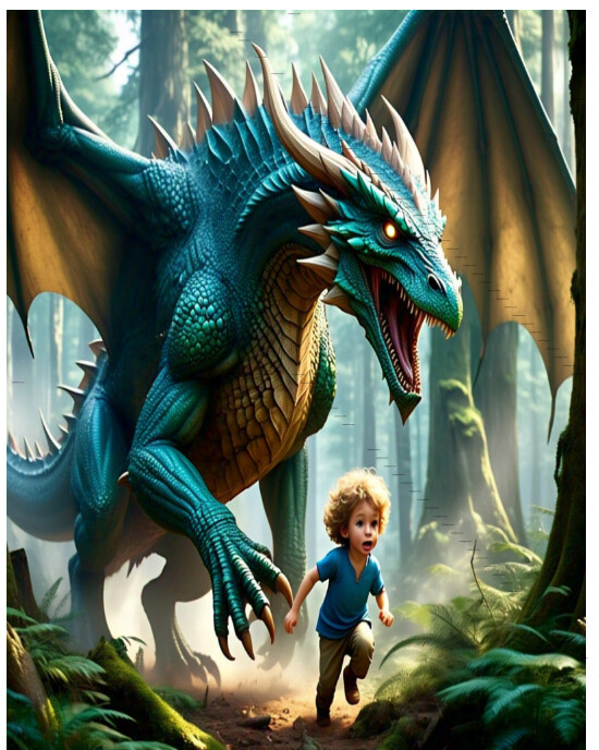 Black Dragon Instagram Portrait template