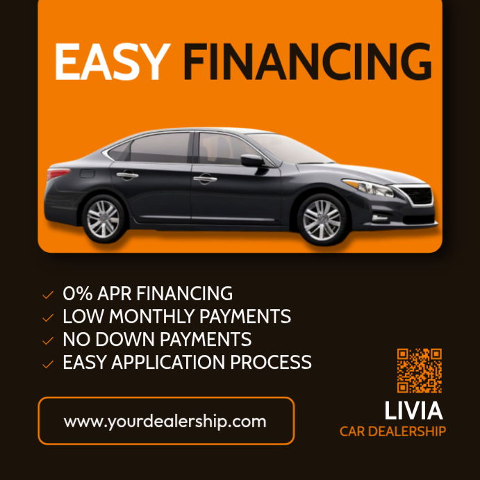 Car Financing Instagram Ad Template | PosterMyWall