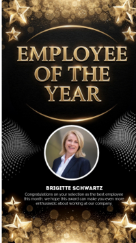 Black Employee of the Year Instagram Story template