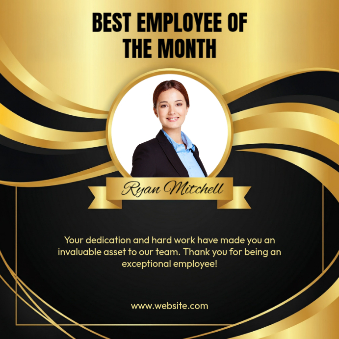 Employee Recognition Template | PosterMyWall