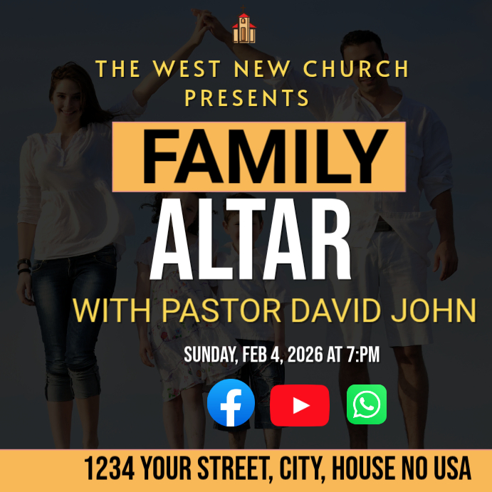 Copy of Black FAMILY ALTAR | PosterMyWall