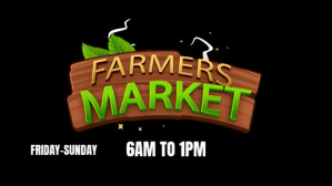Black  Farmers Market Video Ad Digital Display (16:9) template