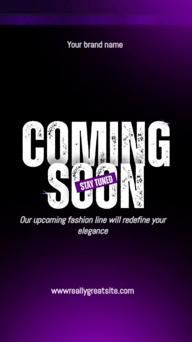 Black Floral Exciting New Fashion Line Coming Soon – Stay Tuned For Elegance Redefined | Fashion Bra Instagram Reel template