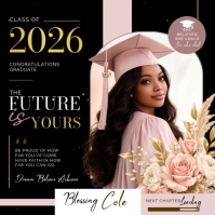 Nero Graduation Сообщение Instagram Template