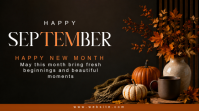 Black September Greeting Digitalanzeige Template