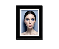Black Frame for Portrait Grote rechthoek template