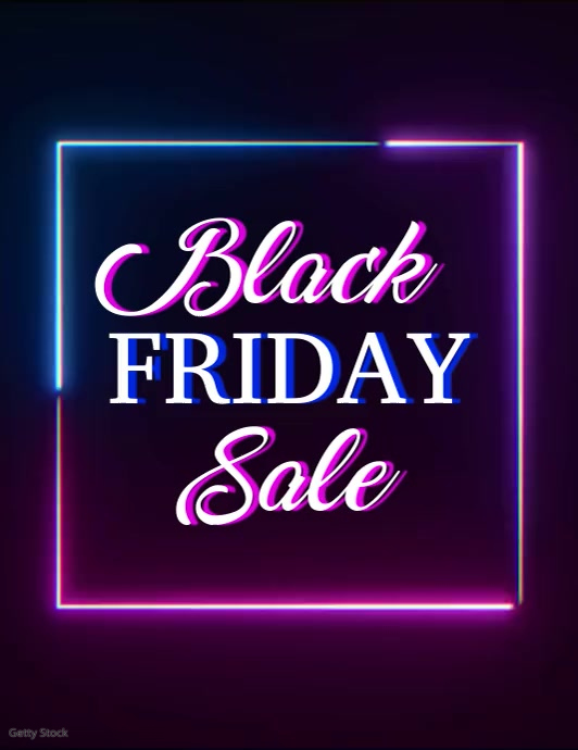Copy of black friday, black friday video PosterMyWall
