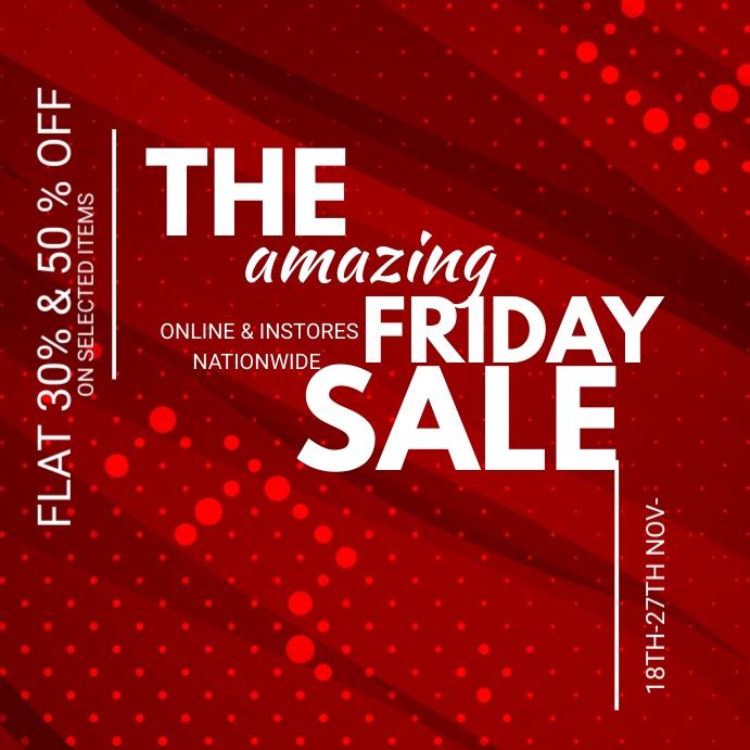 Black Friday, Boxing day, Retail Template PosterMyWall