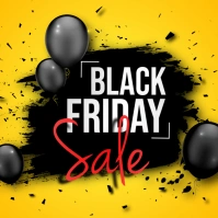Black Friday, Retail, Summer sale Square (1:1) template