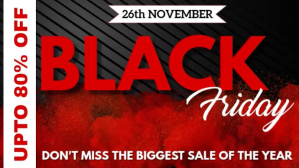 Black Friday, Sale Tampilan Digital (16:9) template
