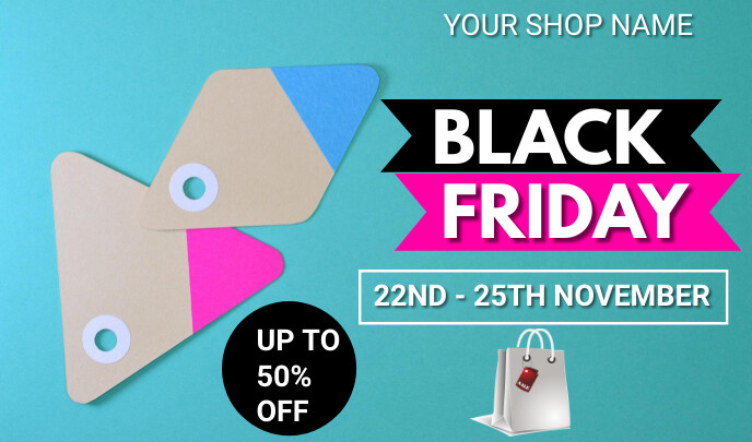 Black Friday, black Friday sale Template Tag