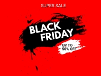 Black friday, super sale, big sale Template Yard Sign
