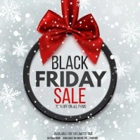 Black Friday ,winter sale ,boxing day Square (1:1) template