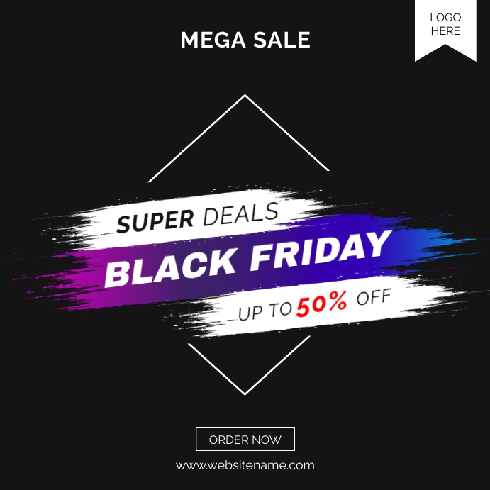 Black Friday Ad Template PosterMyWall