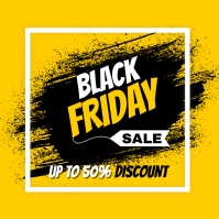Black Friday Ad Template 方形(1:1)