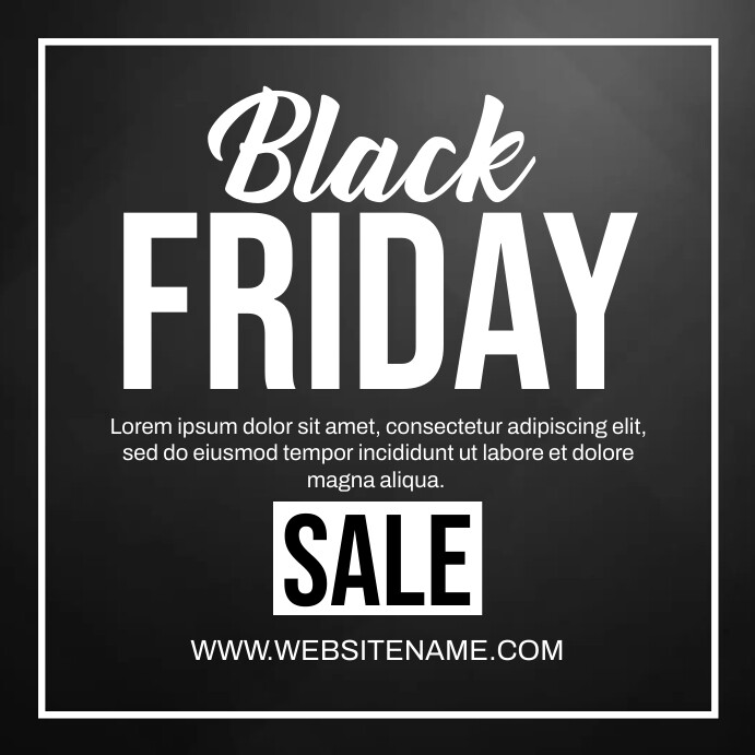 Black Friday Ads Template PosterMyWall