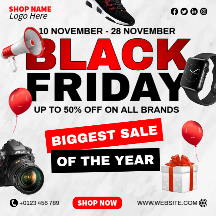 Black Friday Ads Template PosterMyWall