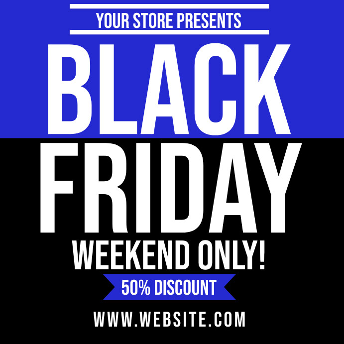 Black Friday Ads Template PosterMyWall