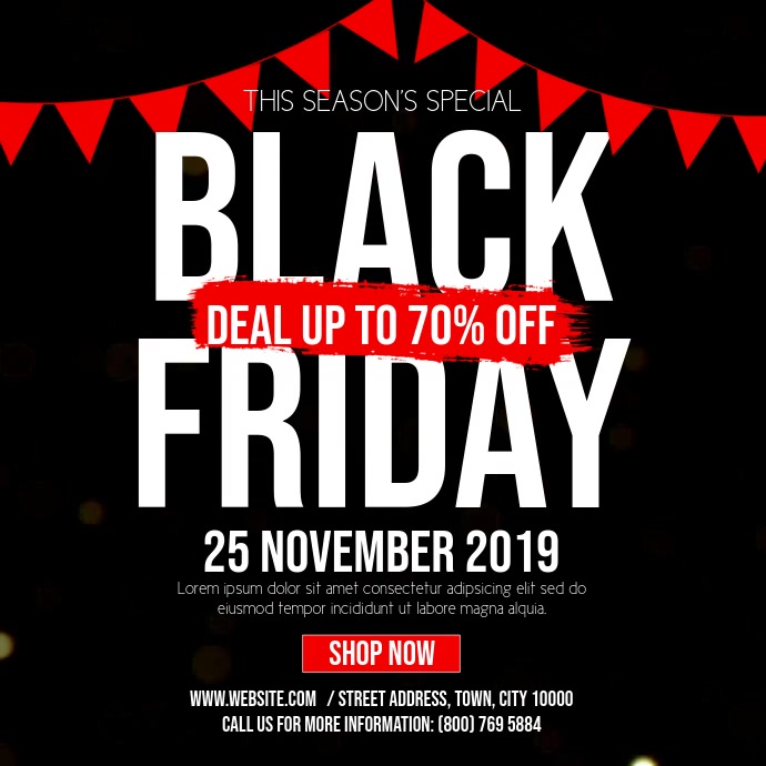 BLACK FRIDAY ADS PosterMyWall