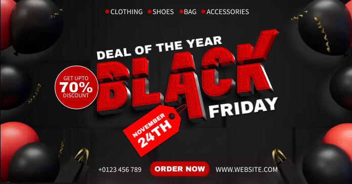 Black Friday Ads Template PosterMyWall