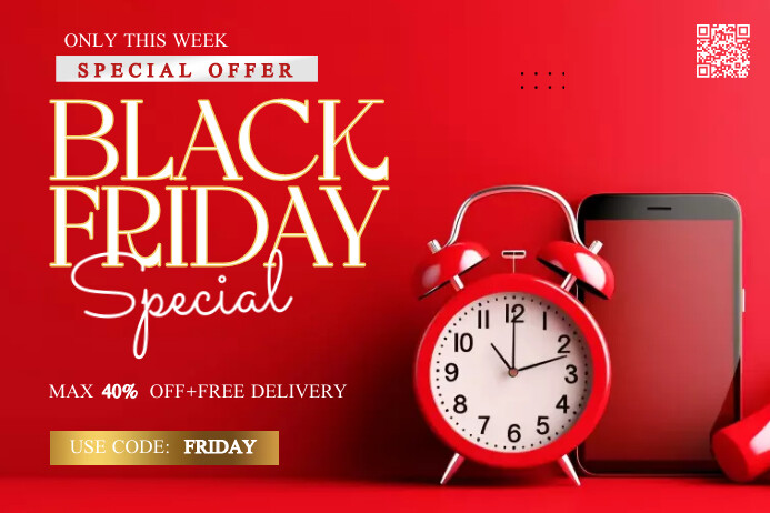 Black Friday Ads Template PosterMyWall