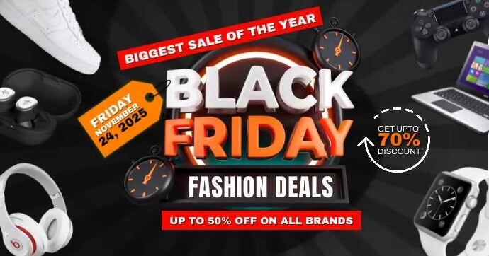 Black Friday Ads Template | PosterMyWall
