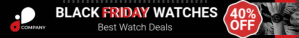 Black Black Friday Watch Sale Etsy-banner Template