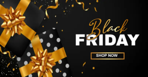 黑色 Black Friday Sale Facebook Shared Image Template