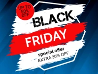 Black Friday BLACK FRIDAY SALE Yard Sign template