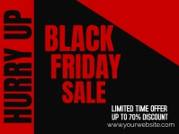 Black Friday BLACK FRIDAY SALE Gårdskilt template