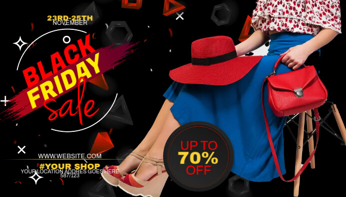Black Friday Blog header Template | PosterMyWall