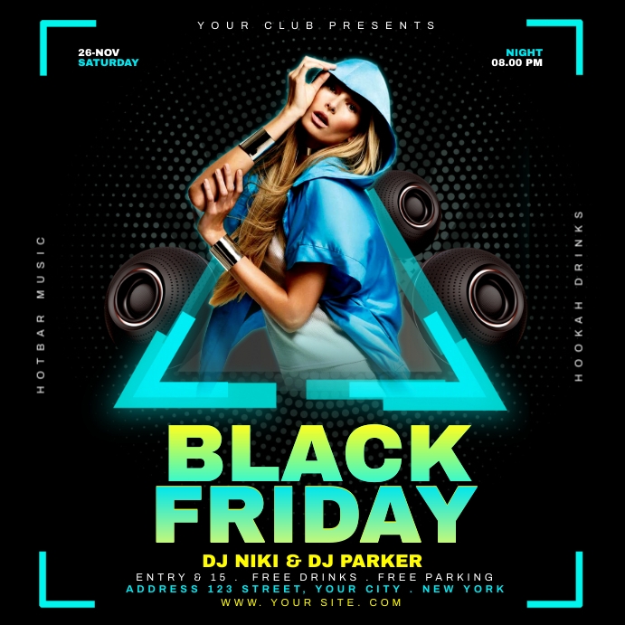 BLACK FRIDAY Instagram Post template