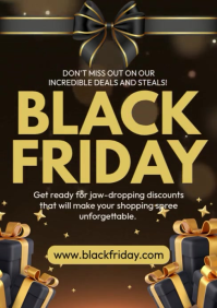 Black Friday A4 template