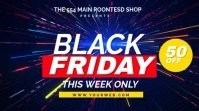 Black friday Affichage numérique (16:9) template