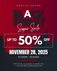 black friday Instagram Portrait template